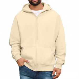 Hoodie Manufacturers Custom Logo Blank Polyester Men's Women's Hoodies Customization Boxy Style Basicscotton Blended Hoodie - Product Image 3