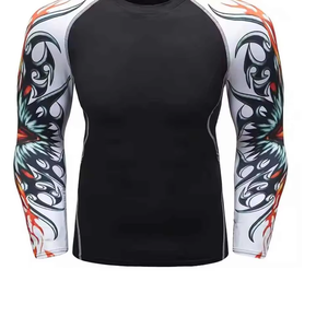 Rashguard Profesional de Compresión para Adultos, Sublimado, de Spandex, para BJJ, MMA, Jiu Jitsu, para Hombre, Venta al Por Mayor - Product Image 6