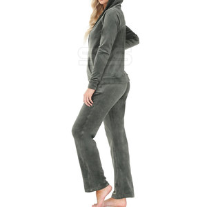 Algodón hecho al por mayor Mujeres Jogging Trajes de secado rápido Algodón Jogging Trajes Mangas largas Mujeres Jogging Trajes - Product Image 2