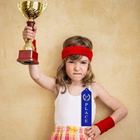 Rubans de prix en satin personnalisés en bleu rouge blanc pour le jeu de cartes plates 1ère 2ème 3ème place Corde de cartes d'événement pour les compétitions sportives