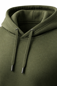 Sudadera con Capucha Personalizada en Verde Oliva |   Sudadera con Capucha de Felpa de Algodón y Poliéster |   Sudadera con Capucha Unisex OEM ODM - Product Image 4