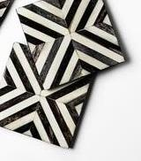 Classic Eco-Friendly <b>Square</b> Bone Inlay <b>Set</b> with Premium Quality Drink Coasters Detailed Design for Living Room Table Decoration - Product Image 2