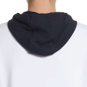 100% coton Vintage surdimensionné à capuche pour hommes séchage rapide à manches longues vêtements chauds Stonewashed tissu français pour toutes les saisons - Product Image 6