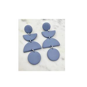 Boucles d'oreilles en résine époxy pour femmes, faites à la main, style tendance, accessoires de bijoux en résine pour fête de mariage - Product Image 3