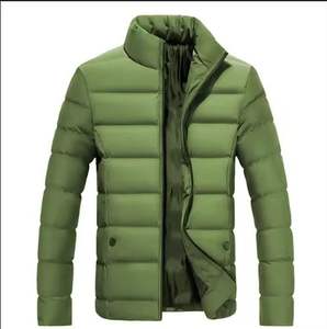 Veste matelassée personnalisée sur mesure pour hommes grande taille, respirante, à séchage rapide, avec logo sur le devant, veste d'hiver en gros - Product Image 4