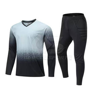 Uniforme rembourré de gardien de but professionnel avec manches complètes et pantalon extensible Ensemble uniforme rembourré de gardien de but - Product Image 4