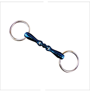 Nouveauté : mors à anneaux en fer doux avec incrustation de cuivre pour l'entraînement - Product Image 6