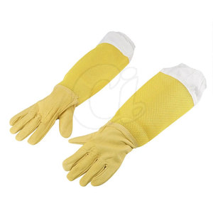 Guantes de Apicultura de Cuero de Alta Calidad, Resistentes al Desgaste, Equipo de Seguridad - Product Image 1