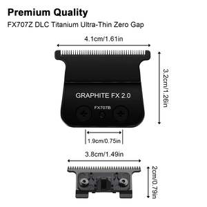 Lames de rechange professionnelles en acier inoxydable pour tondeuse, avec fonctions de sécurité, alimentation électrique USB, pour la coupe de cheveux à domicile - Product Image 2