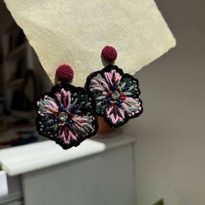 Pendientes de Cuentas Multicolores Personalizados con Cuentas Florales Verdes, Joyería Festiva para Mujer al Mejor Precio - Product Image 6