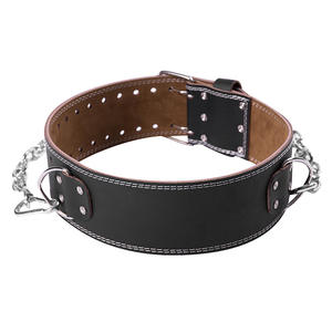 Custom Logo <b>Pull</b> <b>Up</b> and <b>Weight</b> Lifting Dipping Training <b>Belt</b> with Leather Dip <b>Belt</b> for Unisex Weightlifting - Product Image 2