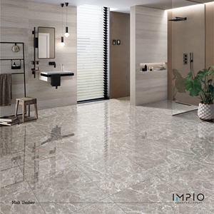Carreaux de porcelaine Offre Spéciale Skytouch 600*600mm finition brillante avec aspect marbre noir pour la conception de murs intérieurs modernes en Inde - Product Image 5