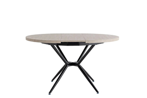 This modern <b>dining</b> <b>set</b> combines minimalist aesthetics with high durability. With its unique curved back design and textured fabr - Product Image 3