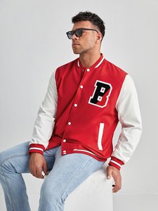 Veste de baseball personnalisée en chenille brodée pour femmes Vestes Letterman Vestes de rue principale Veste de baseball personnalisée en laine et à manches en cuir - Product Image 2