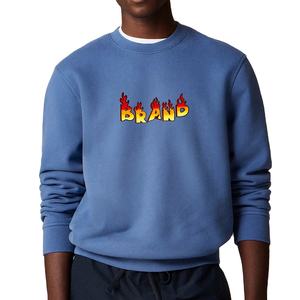 OEM/ODM Sweat-shirt surdimensionné à col rond 100% coton sur mesure Sweat-shirt pull lourd pour l'hiver Vente en gros - Product Image 1