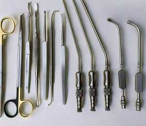 ชุดเครื่องมือผ่าตัดโพรงจมูกแบบส่องกล้อง 26 ชิ้น ได้รับการรับรองมาตรฐาน CE ใช้พลังงานด้วยมือ ผลิตจากเหล็กกล้าไร้สนิมเยอรมัน ชุดผ่าตัด FESS - Product Image 2