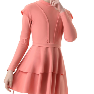 ชุดว่ายน้ำอิสลามสำหรับผู้หญิง สีตามสั่ง ปกปิดเต็มตัว คุณภาพสูง ลายพิมพ์พิเศษ ชุด 2 ชิ้น แห้งเร็ว ระบายอากาศได้ดี - Product Image 5