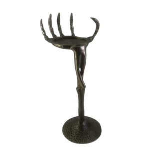 T Lite Titulaire aluminium Étain Antique Placage Pour Halloween Décoration À La Main Personnalisé En Gros En Vrac - Product Image 3