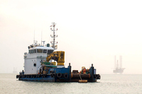 Grue hydraulique électrique compacte Watsond |   Certifié CCS |   Grue de pont pour bateau pilote et bateau de sauvetage