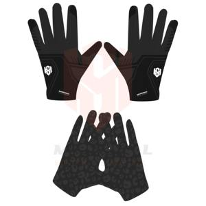 Gants de football américain les plus vendus, durables, avec logo personnalisé, antidérapants, adhérence collante, doigts entiers, sangle de poignet réglable - Product Image 6