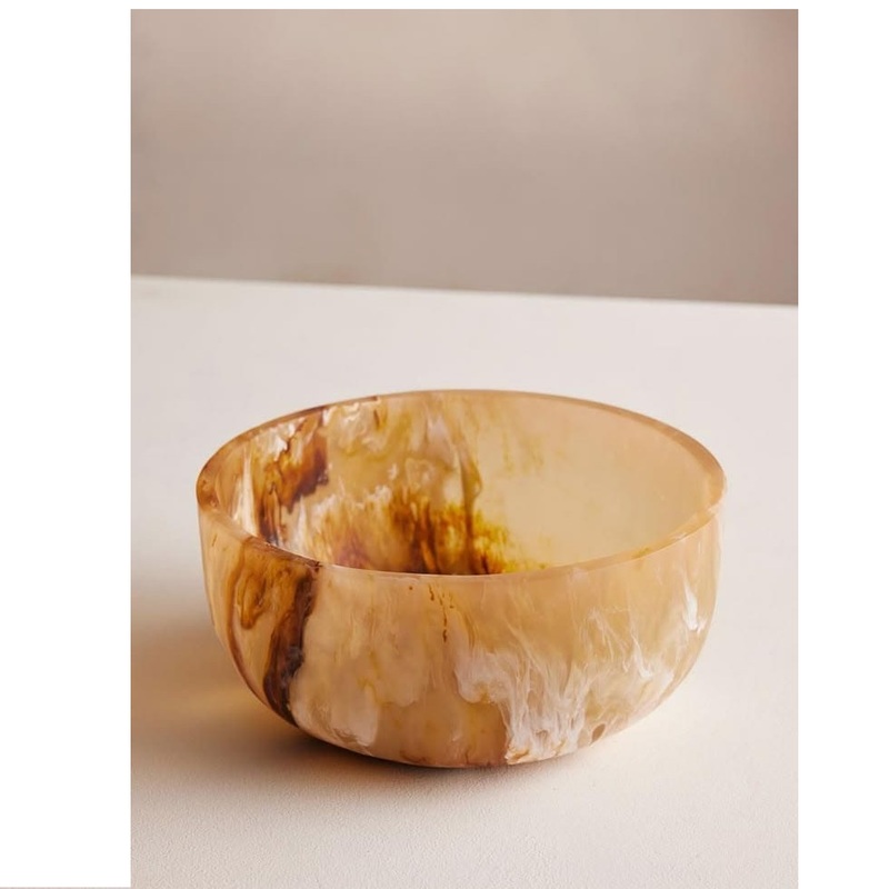 Resin Salad Serving Bowl Resin Food