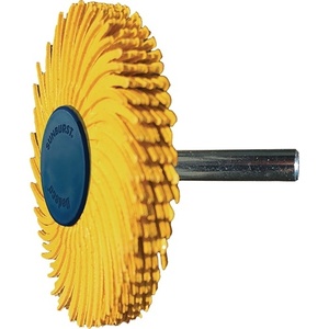 Radial <b>Brush</b> Disc Sunburst 51 Mm Grit 80 Yellow 10000 Min- by Tyrolit - Product Image 1