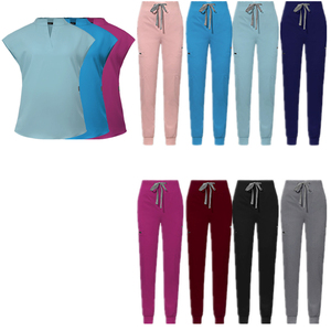 Conjunto de uniforme de enfermera para mujer para Hospital médico al por mayor nuevo uniforme de enfermería con colores personalizados conjunto de uniforme - Product Image 1