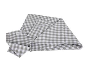 ผ้าไมโครไฟเบอร์สีเทาผ้าฝ้าย100% ลายตารางลายกอล์ฟแห้งเร็วแบบยั่งยืนสำหรับใช้ในบ้าน - Product Image 4