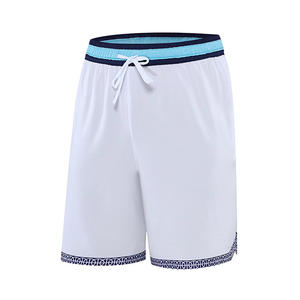 Pantalones cortos de baloncesto escolar para niños 2025 de alta calidad personalizados 100% malla sublimada en blanco con logotipo personalizado pantalones cortos con logotipo de equipo informal para hombres - Product Image 5