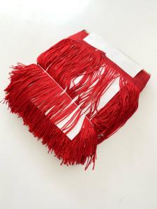 Franges longues en chaînette noire et blanche personnalisées de 100 cm, 80 cm, 60 cm, 50 cm, 30 cm, 20 cm, 100 % polyester, textile de maison décoratif pour - Product Image 5