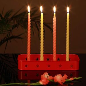 New Design Color Hand Painted Trendy High Quality Metal in Iron <b>Candle</b> Holder Iron <b>Cheap</b> Decorative Candlestick Stand - Product Image 1
