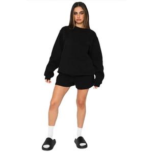 Nueva sudadera para mujer, jersey con hombros caídos, sudadera para mujer en diferentes estilos, sudadera con logotipo personalizado para mujer - Product Image 5