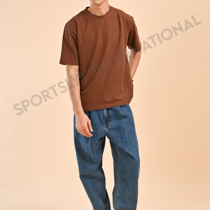 Ringer 220 GSM negro Premium algodón de gran tamaño camiseta DTF impreso gráfico camiseta American Streetwear moda - Product Image 4