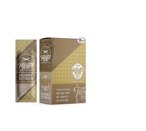 Premium Organic 100% Chanvre Mélange de créateurs de poids moyen Wraps Tissé Twisted Honey Agrumes Saveur à - Product Image 2