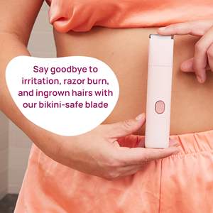 Rasoir électrique pour femme, tondeuse bikini, avec embouts réglables, rasoir personnel étanche IPX7, rasoir intime pour poils pubiens à piles - Product Image 3