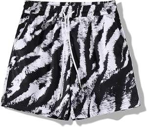 Shorts en maille à imprimé graphique pour hommes, shorts décontractés streetwear, shorts de course et de basketball pour l'été - Product Image 3