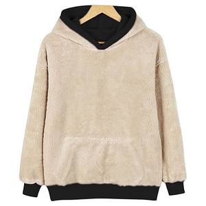 Unisex Winter Warm Fleece Hoodie Zip up Sweater Jacket <b>Fur</b> Lined <b>Hooded</b> <b>Coat</b> - Product Image 3