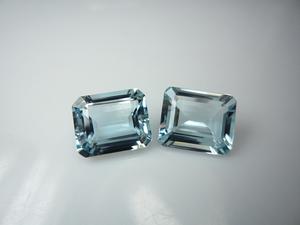 Preciosa piedra preciosa aguamarina, piedra de nacimiento genuina, facetado cojín de corte, corte 100%, piedras preciosas sueltas de grado de exportación Natural, venta a granel - Product Image 2