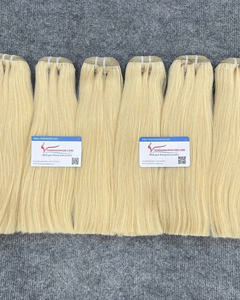 Extensiones de Cabello Tejidas de Color 613 Más Vendidas, Cabello Humano Vietnamita 100% Natural, Textura Lisa y Ondulada, Muy Alta Calidad - Product Image 5