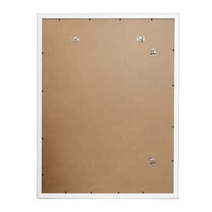 Cadre photo décoratif en bois blanc 70 x 100 cm, style suspendu, en bambou et toile, pour photos A3 - Product Image 1
