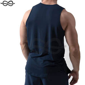 Débardeur bleu marine haute performance pour hommes vêtements de sport légers et confortables évacuant l'humidité modes de vie actifs - Product Image 6