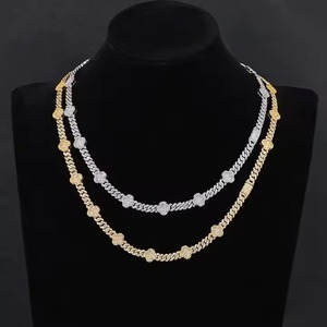 Direct Factory Supply Hip hop Cuban <b>Chain</b> Sterling <b>Silver</b> Yellow Gold Plated Fine <b>Chains</b> <b>Necklaces</b> <b>for</b> <b>Men</b> - Product Image 2