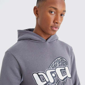 Traje deportivo informal para hombre de talla europea y americana, jersey de invierno, Sudadera con capucha, chándal, traje deportivo para correr de estilo sólido para hombre - Product Image 3