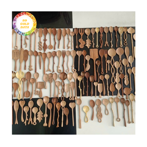 Wooden Spoon Crafted From Sustainable Coconut Wood For Stirring Soups And Stews Origin Vietnam - 99 Gold Data - Ms Violet - Product Image 3