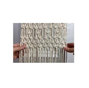 Manteles individuales de macramé multicolor Diseño elegante Acabado natural Forma redonda Color antiguo Artículos de mesa más exigentes - Product Image 6