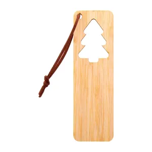 Marque-page personnalisé Xommark en forme de sapin de Noël pour les amateurs de livres et les cadeaux - Product Image 1