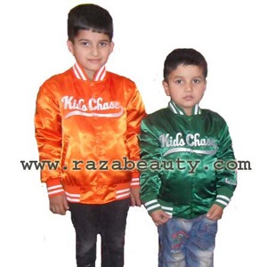 Chaqueta universitaria de talla grande lavada con logotipo bordado personalizado para niños Deportes escolares con tela de poliéster para la temporada de primavera - Product Image 6