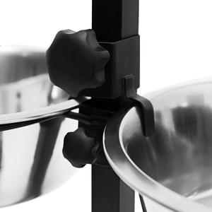 Precios al por mayor disponibles Cuencos y comederos para mascotas de acero inoxidable Cuencos para perros de alimentación lenta elevada sin cuenco de agua derramada - Product Image 3