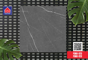 Diseño moderno 600x600 Azulejos de porcelana antideslizante gris oscuro con acabado de esmalte mate Muestra gratis de la fábrica de Vietnam - Product Image 4