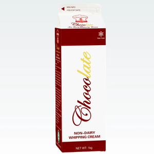 Délicieuse crème non laitière pour aliments halal sucrés vente en gros OEM crème à fouetter au chocolat mélangée produits laitiers boulangerie 1KG prix de gros - Product Image 1